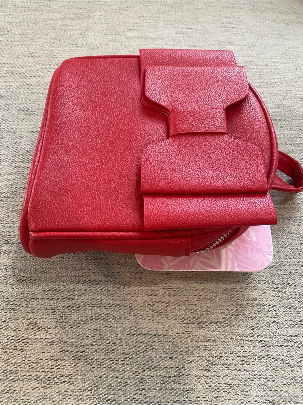 Tommy Bahama Adorable Red Bow Backpack - Picture 4 of 5